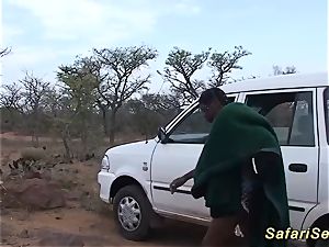 insatiable african safari bang-out orgy