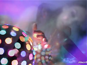Alison Tyler's super sexy disco ball solo taunt